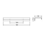 Ручка профиль WAY, 0518320L29, матовое темное золото, 320 мм, Viefe