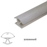 Угловое соединение 135° (алюминий) 1м.