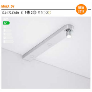 Светильник Maya DY, металлик, натуральное свечение, d12, 184*26, 12V, 1.2 W, 80 lm, IP20, Furnika