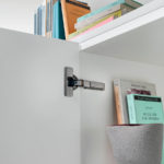 Петля Silentia + Series 700 Key-hole/Snap-on 110 градусов вкладная, с доводчиком, титаниум, Salice