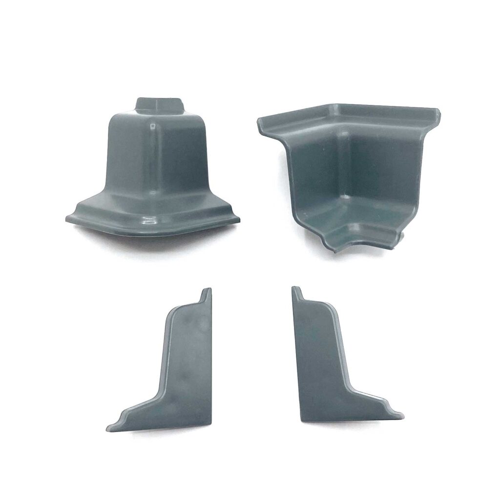 Комплект для плинтуса LB-40, 20-40-4-312, графит, Korner