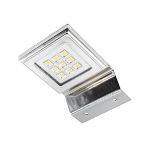 411450 Светильник LED 21101, 5050LED-9шт, хром, 12В, 1,6 Вт(4500К), кабель1,5м с коннектором