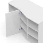 Петля Expert угловая 45 с доводчиком, под саморез, H - 0 (в комплекте с подкладкой, винтами, заглушками на плечо и чашу), Rejs