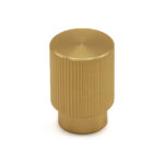 Ручка кнопка ARPA, 0583022L291, брашированная латунь, d22 мм, Viefe