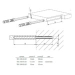 Полкодержатель скрытый 10x145 метал/пластмасса коричневый, Rejs
