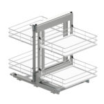 Волшебный угол MAXIMA EVO Corner Comfort 800 правый, с доводчиком хром/белый, Rejs