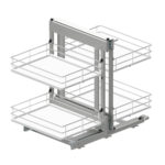 Волшебный угол MAXIMA EVO Corner Comfort 1200 левый, с доводчиком хром/белый, Rejs