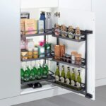 TANDEM II 600 мм Комплект, Н800 мм, 3 + 3 полки ARENA style, цвет антрацит, антислип, Kesseböhmer