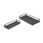 TANDEM II 600 мм Комплект, Н800 мм, 3 + 3 полки ARENA style, цвет антрацит, антислип, Kesseböhmer