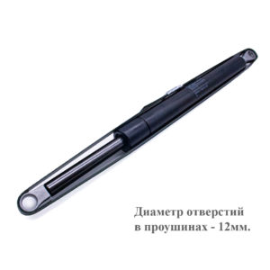 Stabilus газлифт 560022 800N с демпфированием на открывание с креплениями проушины 12 мм в сборе