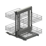 Волшебный угол MAXIMA CLASSIC Corner Comfort 800 правый, с доводчиком, графит, Rejs