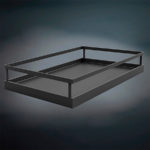 DISPENSA 90°, 150 мм Комплект Частичного Выдвижения, H1200 - 1600 мм, 4 полок, ARENA style, цвет антрацит, Kesseböhmer