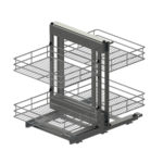 Волшебный угол MAXIMA CLASSIC Corner Comfort 1200 левый, с доводчиком, графит, Rejs