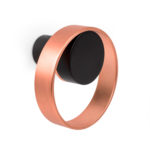 Крючок ORBIT, P7007075ZM226, матовый черный /медь, 75х75х45 мм, в инд упаковке  Viefe