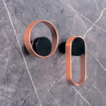 Крючок ORBIT, 7007045ZM226, матовый черный/медь, 45х105х45 мм, инд упаковка, Viefe