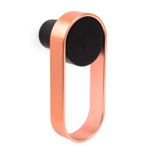 Крючок ORBIT, матовый черный / медь, 45х105х45 мм, Viefe