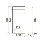 Разделочная доска Omoikiri CB-05-WOOD-M