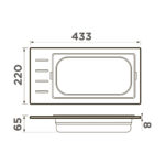 Контейнер Omoikiri DC-01-1-IN