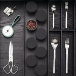 FineLine LiniQ Вкладыш, ширина фасада 300 мм, 150х472х43 мм, ясень черный, Kesseböhmer