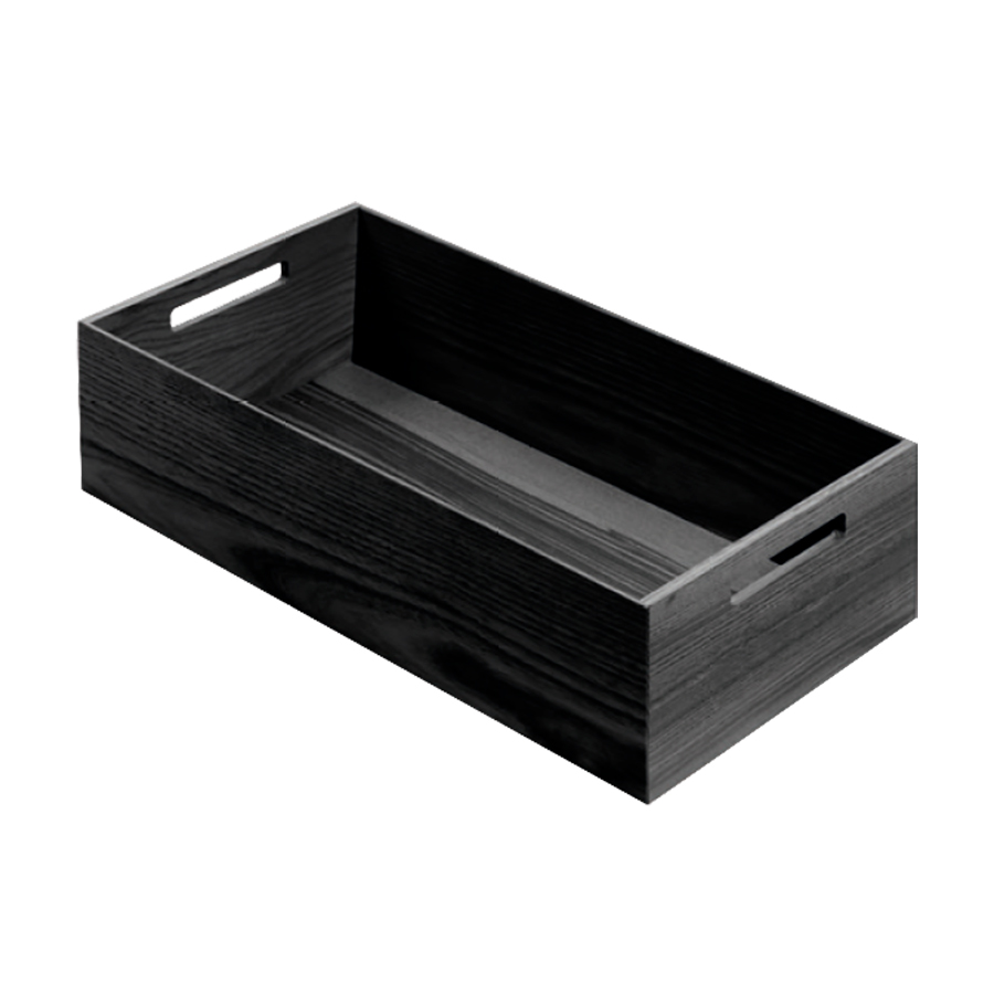 FineLine LiniQ Ящик прямоугольный 236 x 472 x 120 мм, ясень черный, Kesseböhmer