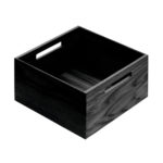 FineLine LiniQ Ящик квадратный 236 x 236 x 120 мм, ясень черный, Kesseböhmer