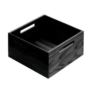 FineLine LiniQ Ящик квадратный 236 x 236 x 120 мм, ясень черный, Kesseböhmer