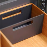 FineLine LiniQ Делитель U-образный 225x99x102 мм, черный, Kesseböhmer