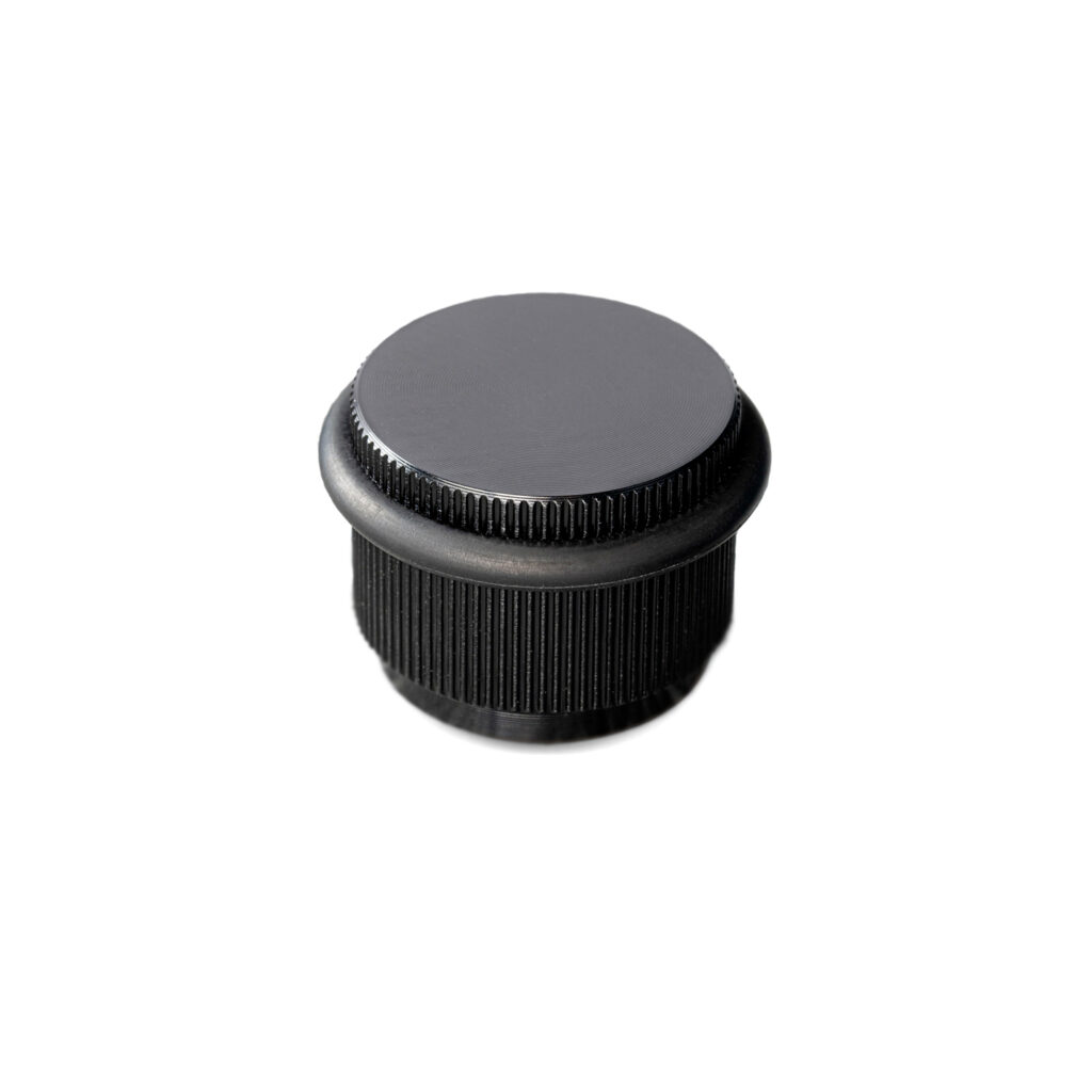 Дверной упор ARPA, 8011045L30, черный, 45х30 мм, Viefe