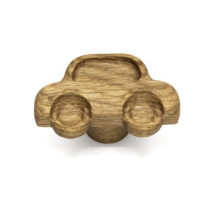 Ручка мебельная деревянная Car, материал дуб, цвет прозрачный