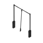 Пантограф LIFTER Plus 660-890 черный/черный, нагрузка 12 кг, алюминий, Rejs