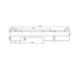 Ручка LINO 1200, золото матовое, Rejs