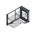 Волшебный угол MAXIMA CLASSIC SPACE Linia 900-1000 (фасад 400-550) универсальный L/P металл графит, Rejs
