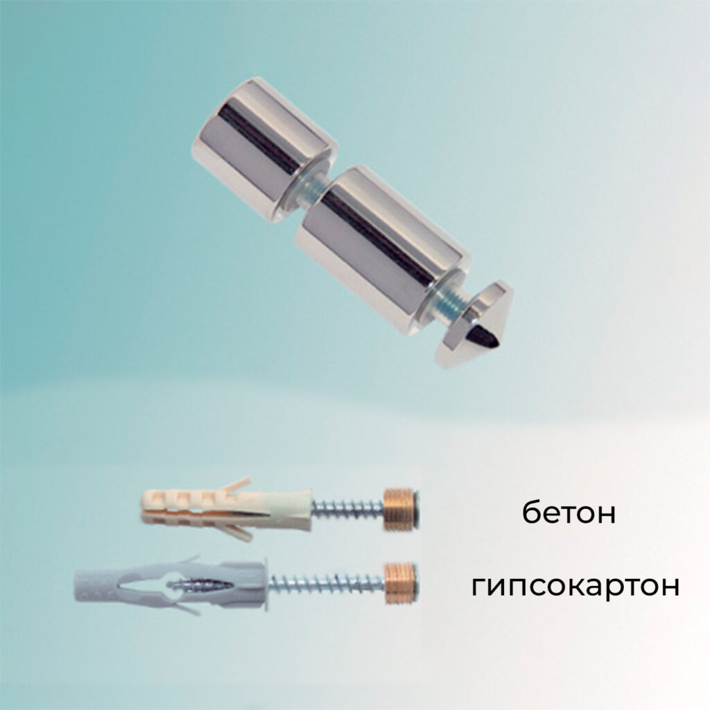 Держатель 5.22.01 D=16 мм, L=15/20 мм, S=4-8/4-6 мм, никель, Lincos