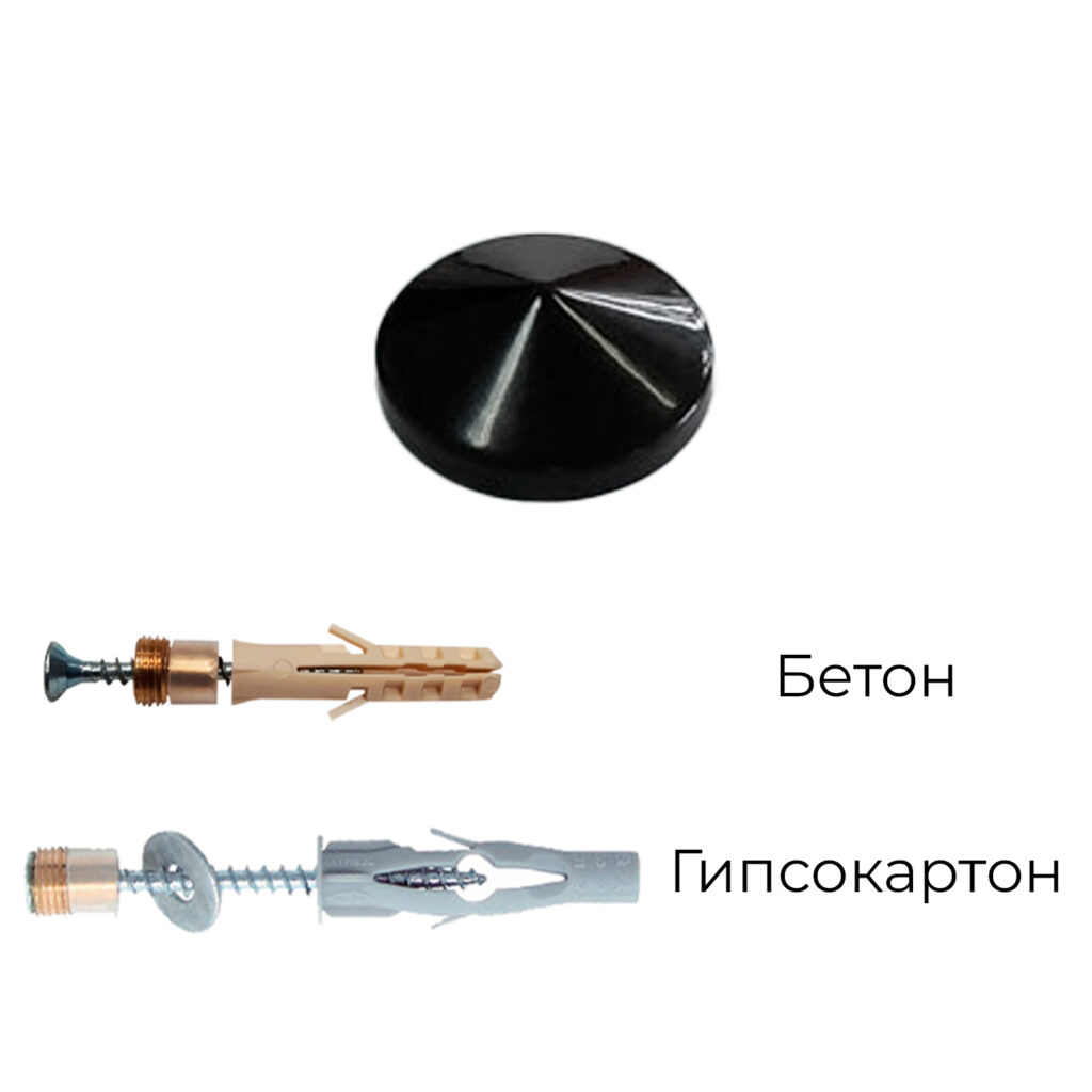 Держатель 5.14 Д, черный глянец, Lincos