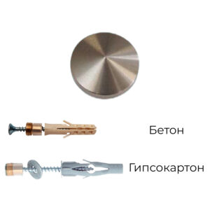 Держатель 5.01 Н D = 16 мм, S = 6-8 мм, нержавеющая сталь, Lincos (заказ возможен только упаковками, кратно 50 шт.!)