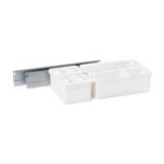 DISPENSA 90°/YOUBOXX  300 мм Комплект Полного Выдвижения, H1600 - 2000 мм, 4 полки ARENA classic, цвет титан + YOUBOXX  №3, Kesseböhmer
