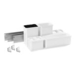 DISPENSA Junior Slim/YOUBOXX 300 мм Комплект, H640 - 728 мм, 1 полка ARENA classic + YOUBOXX № 5, цвет титан, дно серое, Kesseböhmer