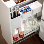 DISPENSA Junior Slim/YOUBOXX 300 мм Комплект, H640 - 728 мм, 1 полка ARENA classic + YOUBOXX № 1, цвет титан, дно серое,  Kesseböhmer