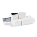 DISPENSA 90°/YOUBOXX  300 мм Комплект Полного Выдвижения, H1900 - 2300 мм, 4 полки ARENA classic, цвет титан + YOUBOXX №1 и №3, Kesseböhmer