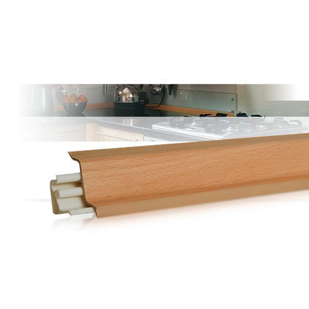 Плинтус LB-40, 20-40-0-341B, бук светлый, 3 м, Korner