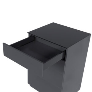 Ultra Box комплект для ящика H = 118 мм, 500 мм (направляющие Push-to-Open + боковины + заглушки + крепление фасада), графит, Rejs