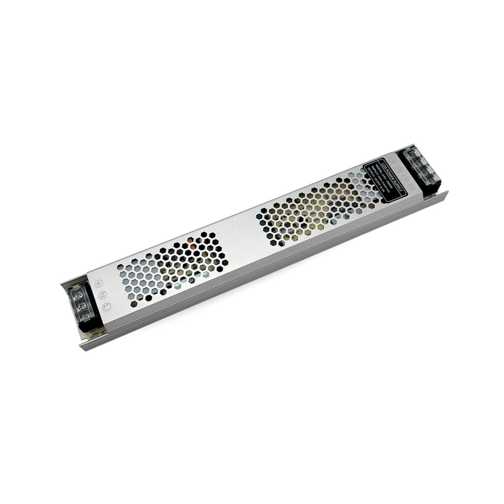 Блок питания узкий 8,3А, 220V/24V, 200Вт, 200 X 58 X 48 мм.