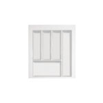Лоток для столовых приборов MAX, 450 340-400x490 пластмасса белая, Rejs