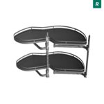 Le Mans 450 мм Комплект, H720-900 мм, 2 полки, 2 доводчика, правый, ARENA style, цвет антрацит, Kesseböhmer