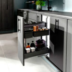 DISPENSA Junior Slim/YOUBOXX 300 мм Комплект, H640 - 728 мм, 1 полка ARENA pure + YOUBOXX № 3, цвет антрацит, Kesseböhmer