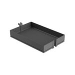DISPENSA Junior Slim/YOUBOXX 300 мм Комплект, H695 - 783 мм, 1 полка ARENA pure + YOUBOXX № 1, цвет антрацит, Kesseböhmer