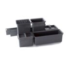 DISPENSA Junior Slim/YOUBOXX 300 мм Комплект, H695 - 783 мм, 1 полка ARENA pure + YOUBOXX № 1, цвет антрацит, Kesseböhmer