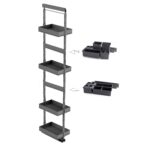 DISPENSA 90°/YOUBOXX  300 мм Комплект Полного Выдвижения, H1900 - 2300 мм, 4 полки ARENA pure, цвет антрацит + YOUBOXX №1 и №3, Kesseböhmer