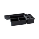 DISPENSA 90°/YOUBOXX  300 мм Комплект Полного Выдвижения, H1200 - 1600 мм, 3 полки ARENA style, цвет антрацит + YOUBOXX  №3, Kesseböhmer