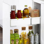 DISPENSA Junior Slim/YOUBOXX 300 мм Комплект, H695 - 783 мм, 1 полка ARENA classic + YOUBOXX № 3, цвет титан, дно серое,  Kesseböhmer